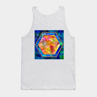 Hexagon in Complementary Colors Tank Top